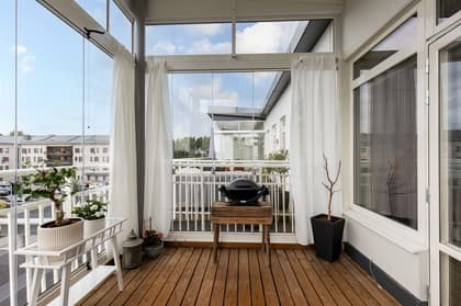 Balkong eller utsiktsbild