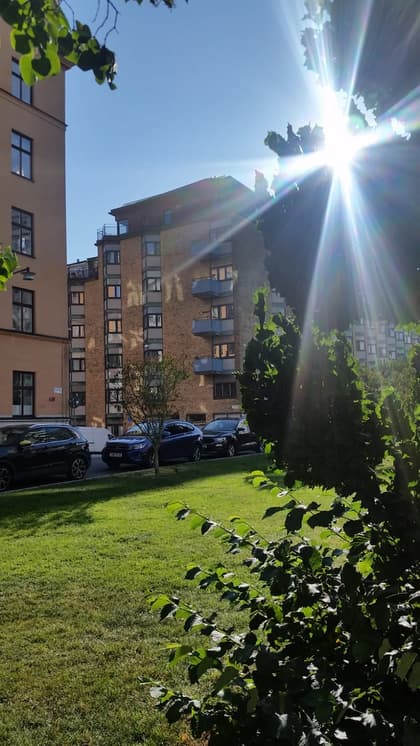 Balkong eller utsiktsbild