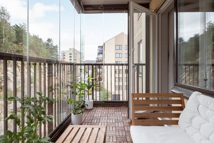 Balkong eller utsiktsbild