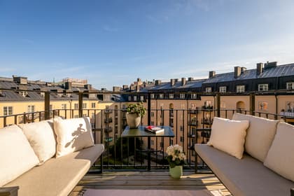 Balkong eller utsiktsbild