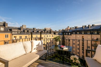 Balkong eller utsiktsbild