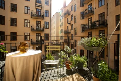 Balkong eller utsiktsbild