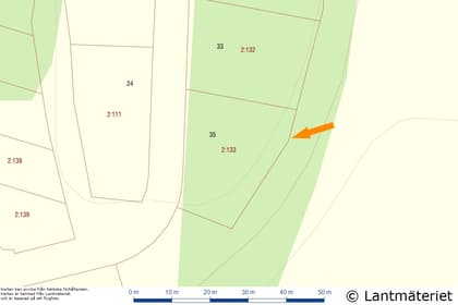 Illustrerad karta över fastigheten eller området