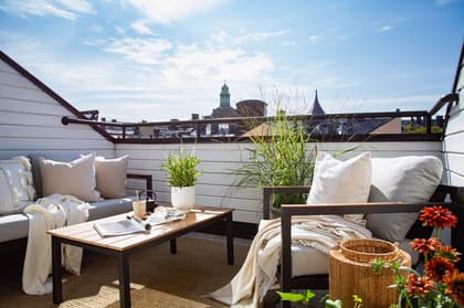 Balkong eller utsiktsbild