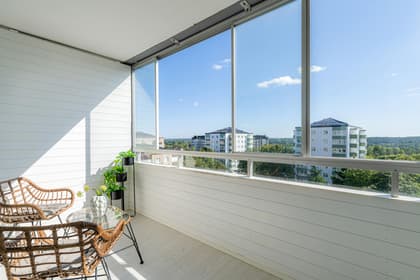 Balkong eller utsiktsbild