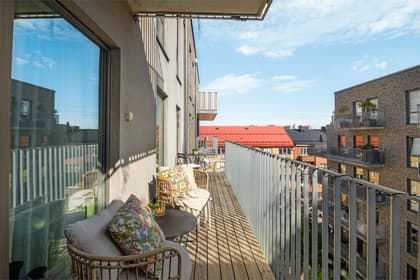 Balkong eller utsiktsbild