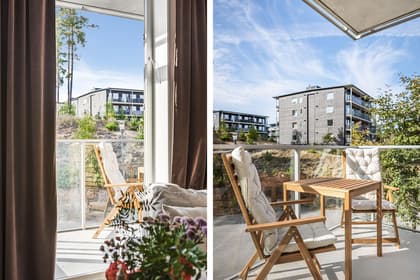 Balkong eller utsiktsbild