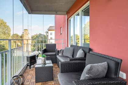 Balkong eller utsiktsbild