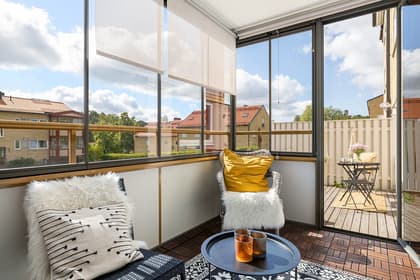 Balkong eller utsiktsbild