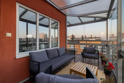 Balkong eller utsiktsbild