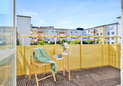 Balkong eller utsiktsbild