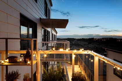 Balkong eller utsiktsbild