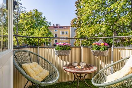 Balkong eller utsiktsbild