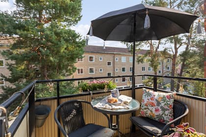 Balkong eller utsiktsbild