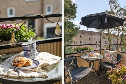 Balkong eller utsiktsbild