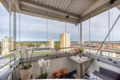 Balkong eller utsiktsbild