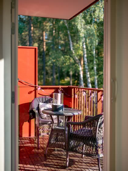 Balkong eller utsiktsbild