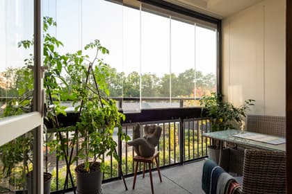 Balkong eller utsiktsbild