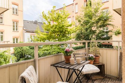 Balkong eller utsiktsbild