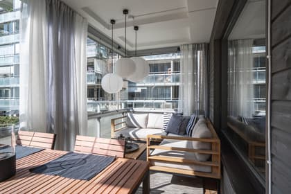 Balkong eller utsiktsbild