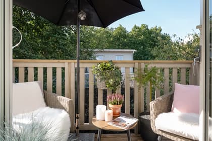 Balkong eller utsiktsbild