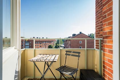 Balkong eller utsiktsbild