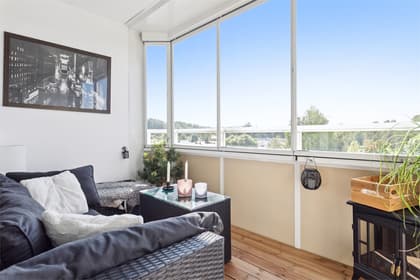 Balkong eller utsiktsbild