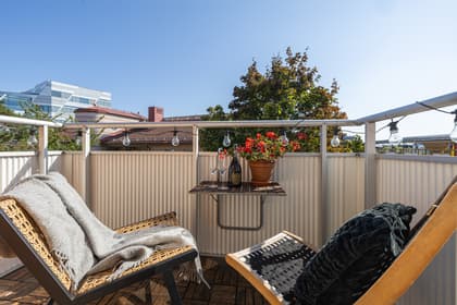 Balkong eller utsiktsbild