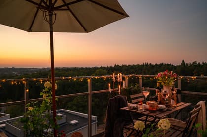 Balkong eller utsiktsbild