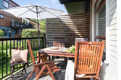 Balkong eller utsiktsbild