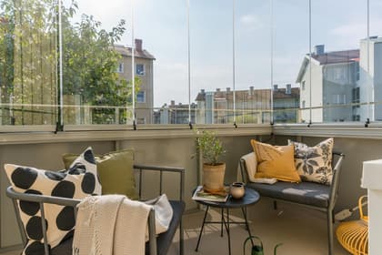 Balkong eller utsiktsbild