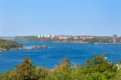 Balkong eller utsiktsbild