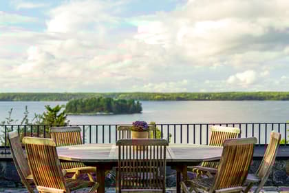 Balkong eller utsiktsbild