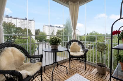 Balkong eller utsiktsbild