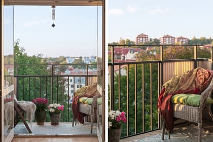 Balkong eller utsiktsbild