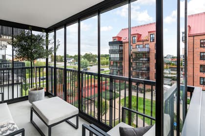 Balkong eller utsiktsbild