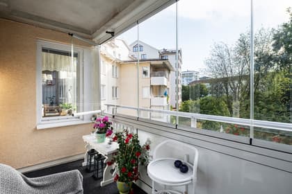 Balkong eller utsiktsbild