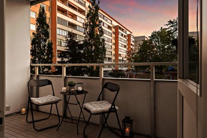 Balkong eller utsiktsbild