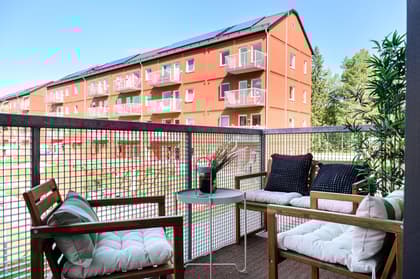 Balkong eller utsiktsbild