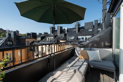 Balkong eller utsiktsbild