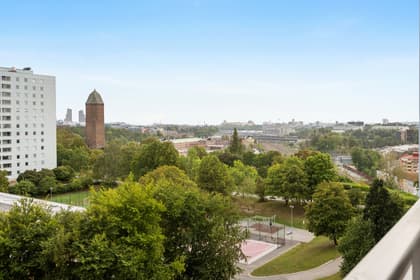 Balkong eller utsiktsbild