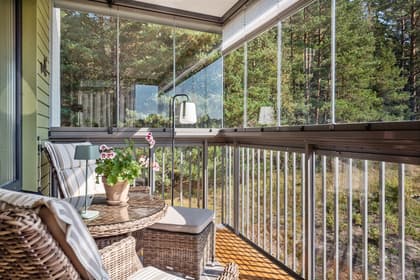 Balkong eller utsiktsbild