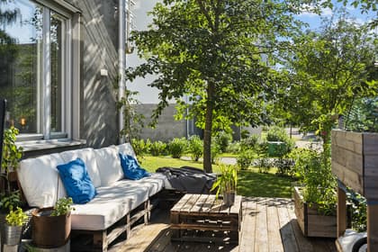 Balkong eller utsiktsbild