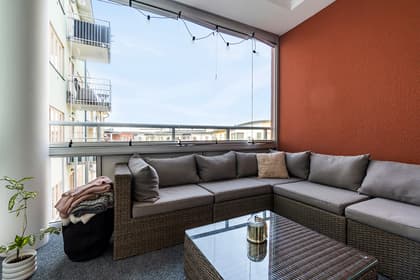 Balkong eller utsiktsbild