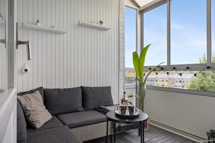 Balkong eller utsiktsbild