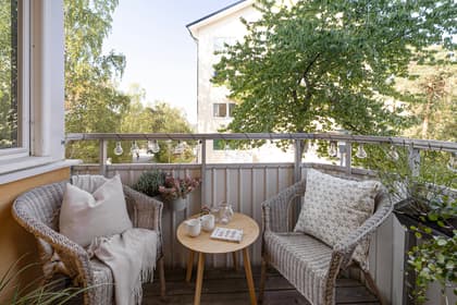 Balkong eller utsiktsbild