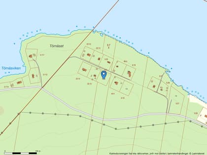 Illustrerad karta över fastigheten eller området