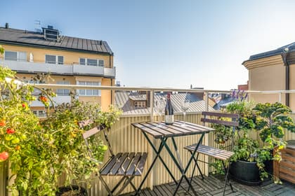 Balkong eller utsiktsbild