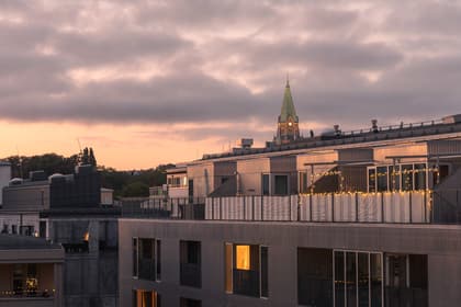 Balkong eller utsiktsbild