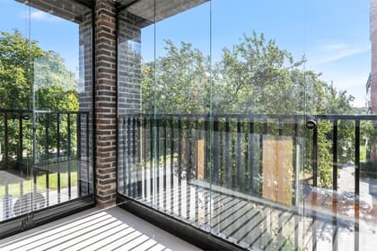 Balkong eller utsiktsbild